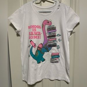 NWT CHILDRENS PLACE Girl’s Short Sleeve T-Shirt with Dinosaur